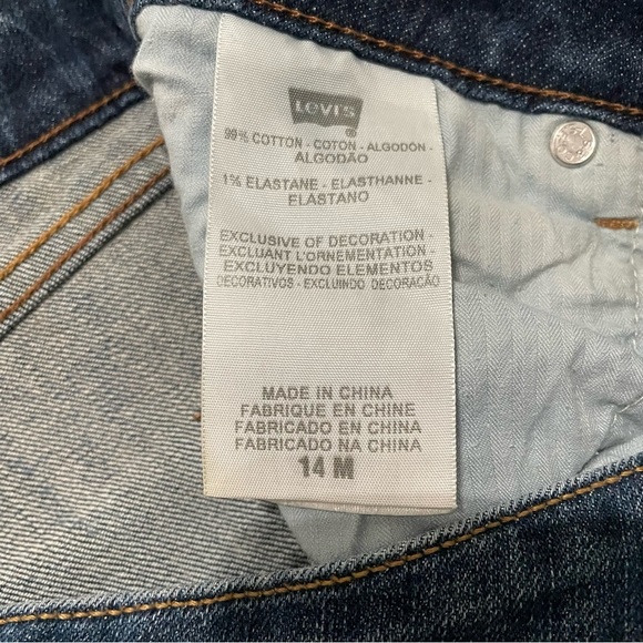 Levi's Bold Curve Classic Bootcut Jeans Size 32/14M - Picture 9 of 12